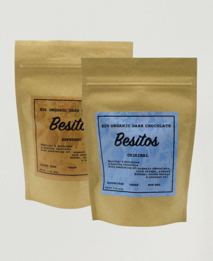 Original Besitos dark chocolate bites made with Ecuadorian cacao